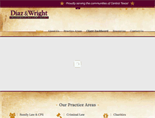 Tablet Screenshot of diazwright.com